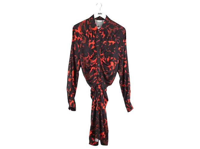 Dries Van Noten Vestido rojo