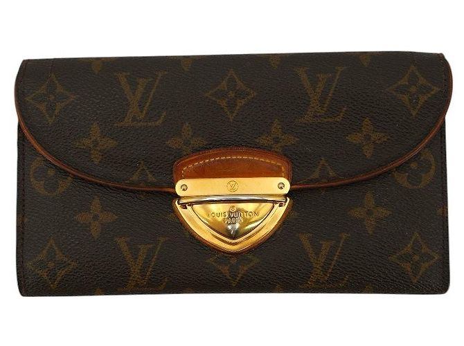 Louis Vuitton Monogram Canvas Eugenie Long Continental Wallet Brown