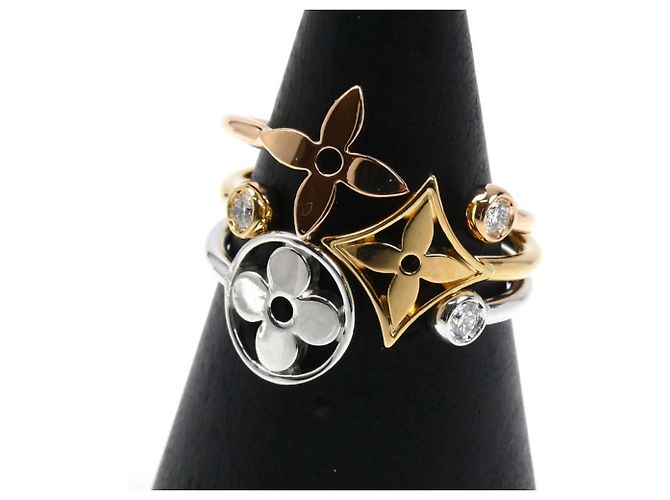 Anillo Triple de Oro de 18K Louis Vuitton