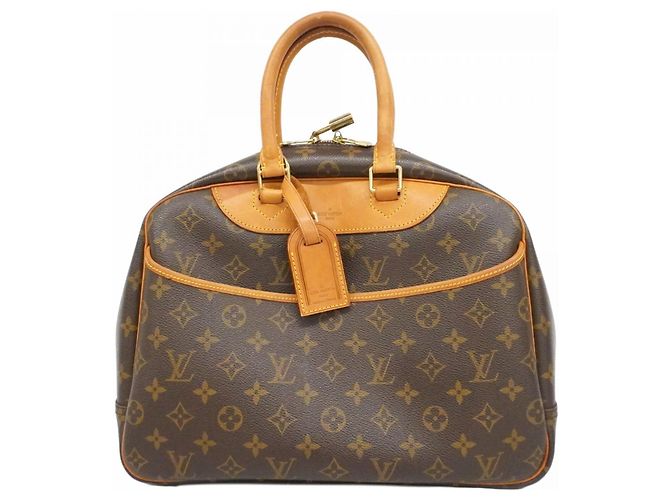 Bolso Deauville Monogram Louis Vuitton Castaño