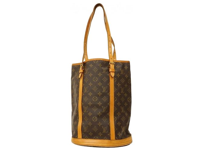 Borsa Tote Bucket GM Monogram Louis Vuitton Marrone