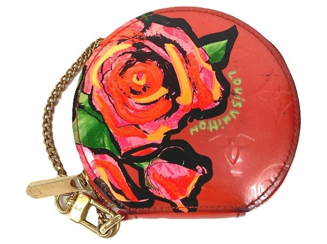 Monedero Monogram Vernis Louis Vuitton en Naranja Atardecer