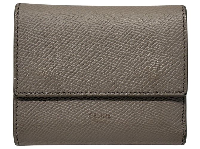 Céline Celine Women's Tri-fold Wallet Brown