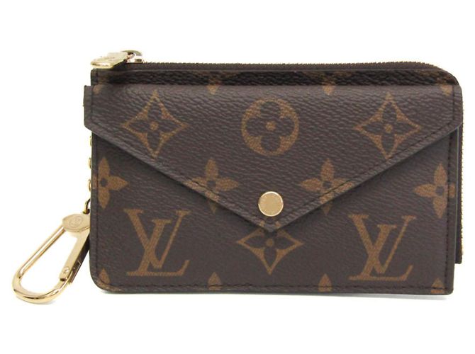 Louis Vuitton Monogram Coin Purse Black