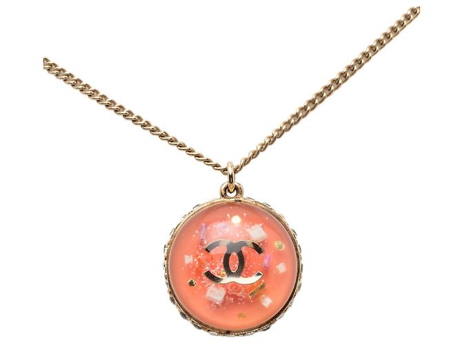 Colar Dôme Coco Mark da Chanel Dourado