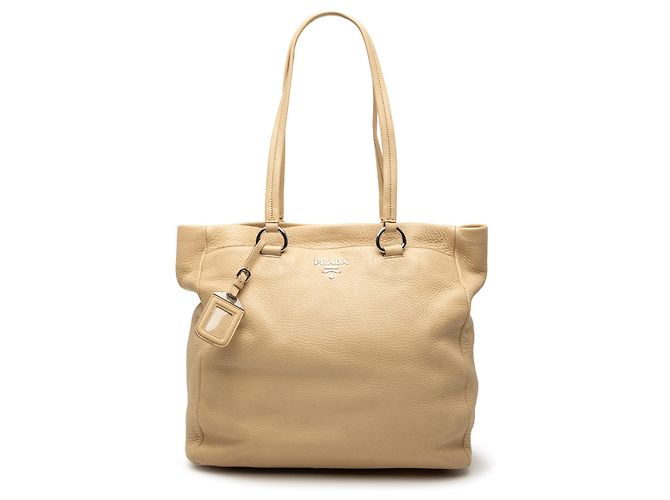 Bolsa Prada Bege Vitello Daino