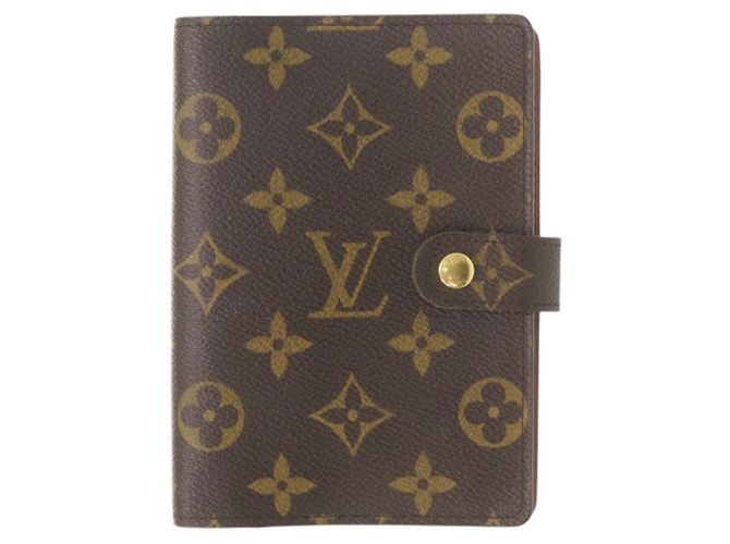 Louis Vuitton Agenda PM Monogram Notebook Cover Brown