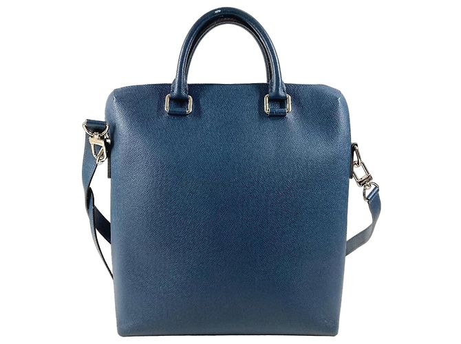 Vertikale Tasche Taiga Grigori M30213 von Louis Vuitton Blau