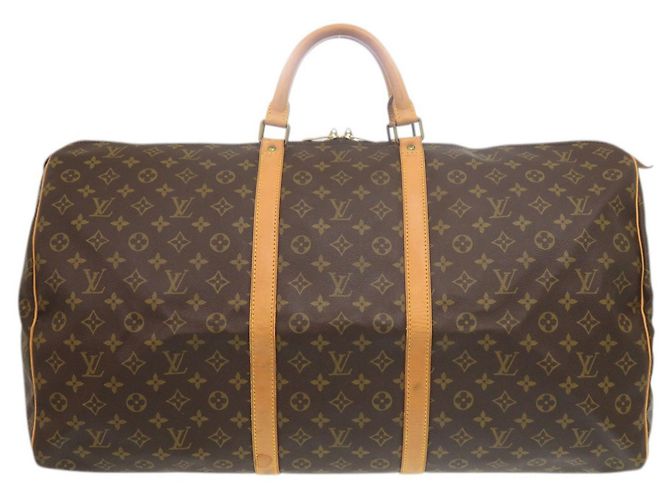 Louis Vuitton Keepall 60 Boston Tasche Braun