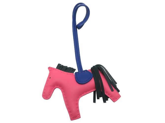 Hermès Charm per borsa Hermes Rodeo MM A Stamp Blu