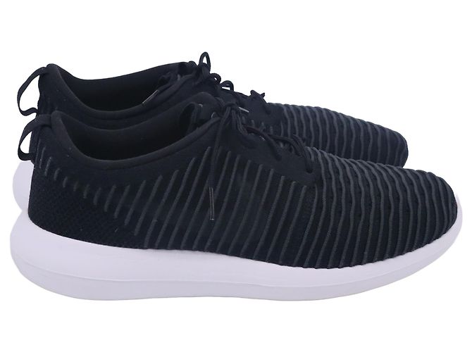 Baskets Nike Roshe Two Flyknit en Nylon Noir