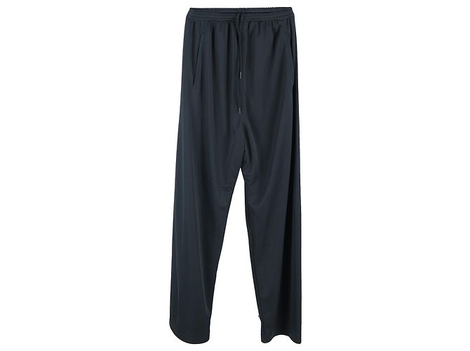 Pantaloni da jogging con cordino Balenciaga in poliestere blu navy