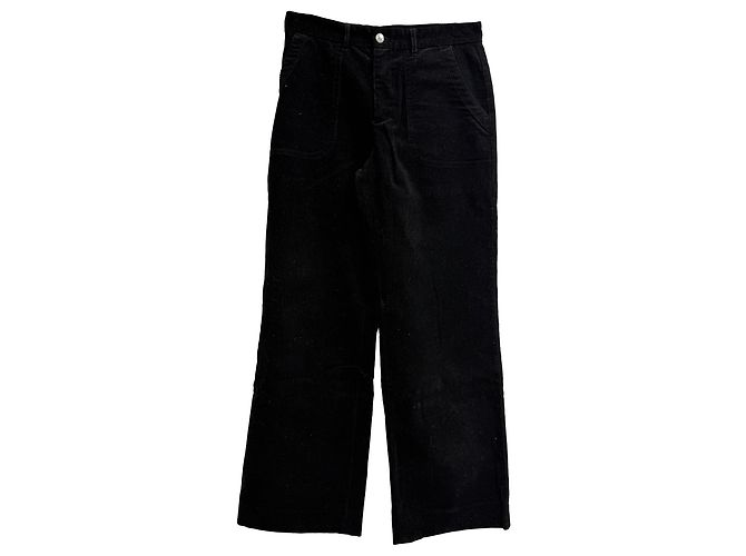 Apc Pantalones de pana A.P.C. Achille en algodón negro