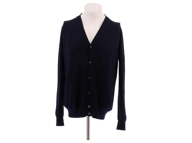 Prada Cardigan marino in lana Blu navy