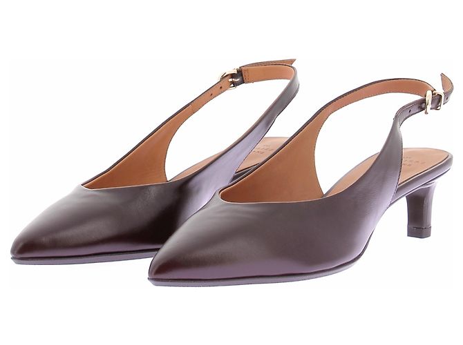 SéZane Braune Leder-Pumps