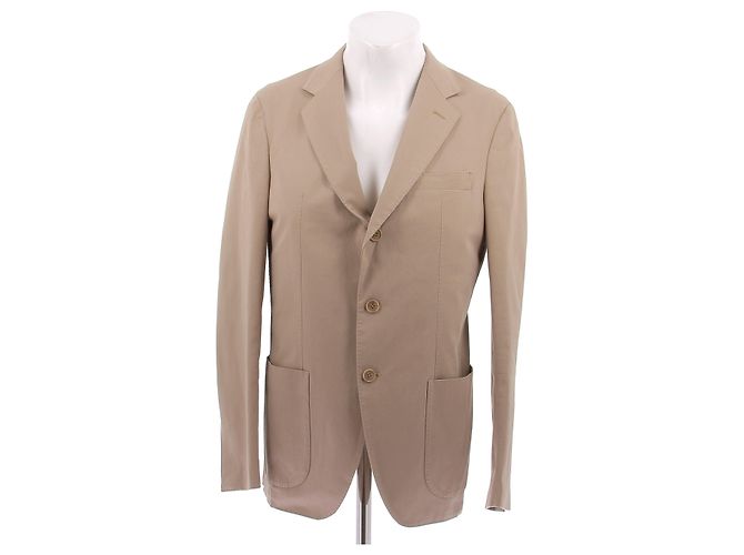 Loro Piana Blazer beige de algodón
