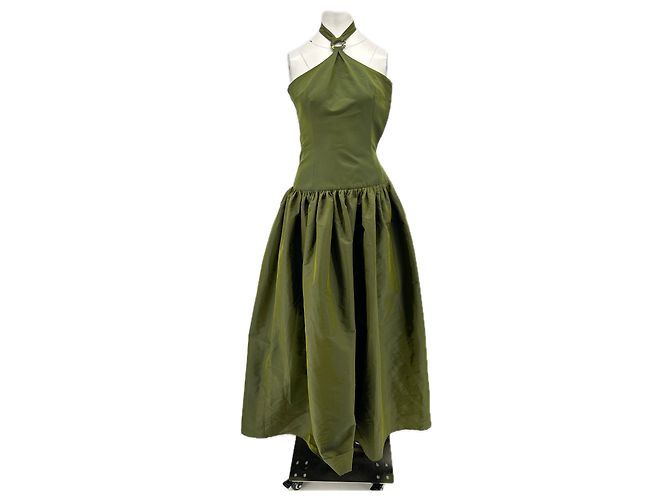 Autre Marque AUTONOMIE Langes grünes Kleid