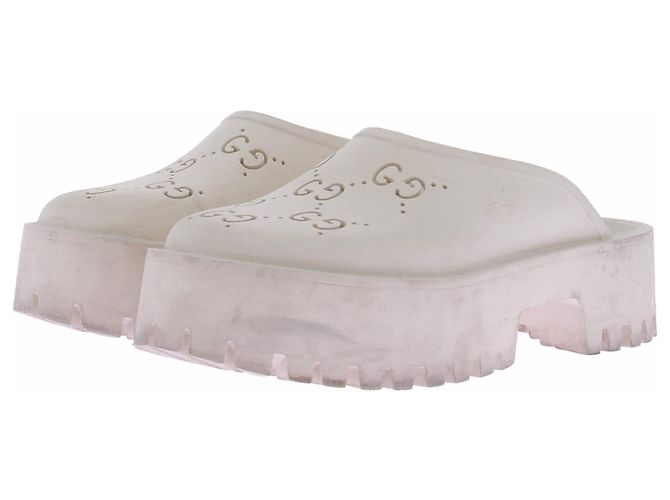 Mule Gucci in pelle beige 40 EU