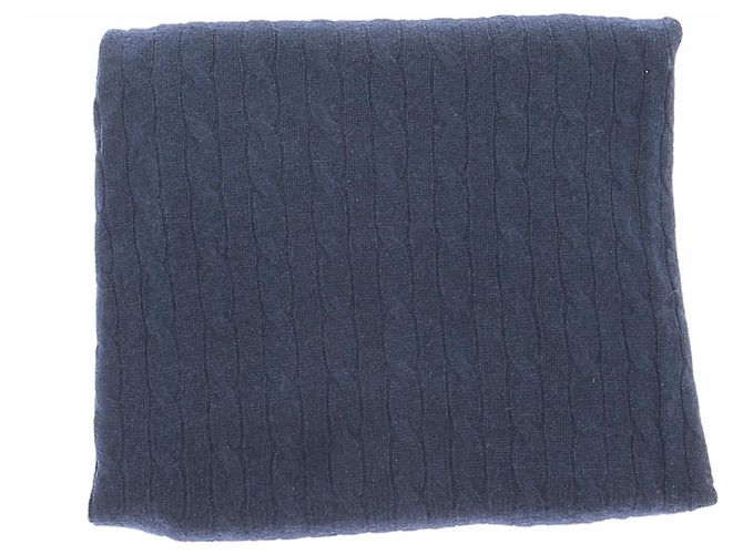 Ralph Lauren Sciarpa blu scuro in cashmere Blu navy