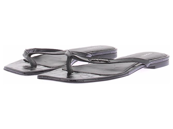 Coperni Schwarze Flip-Flops