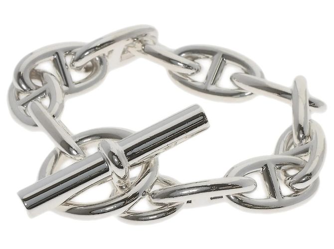 Pulsera de Charms Chaine d'Ancre GM de Plata de Hermès