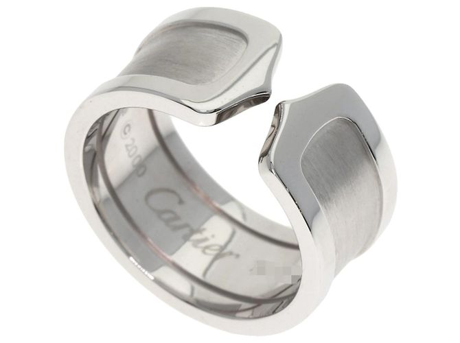 Anillo Cartier C2 LM #55 en oro blanco de 18K