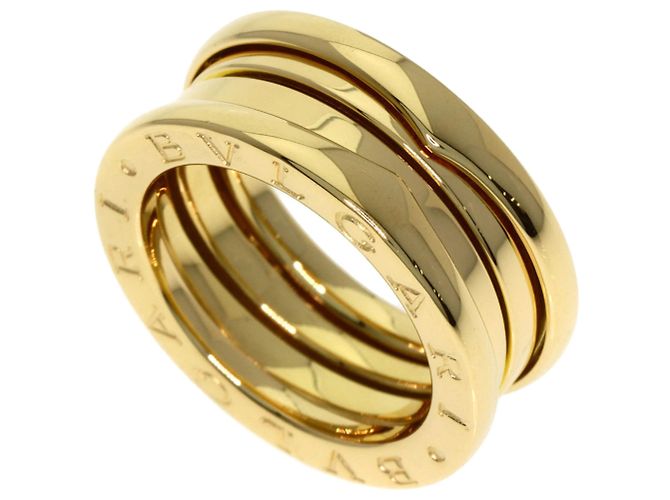 Bulgari Anello Bvlgari B-zero1 a 2 bande in oro giallo 18K