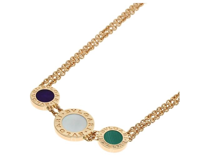 Bulgari Colar de Concha Malachite Sugilite da Bvlgari
