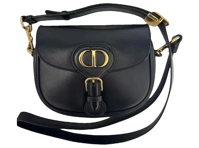 Bolso Dior Bobby Medium en cuero de ternera box negro