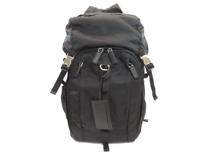 Prada Nylon Backpack - Model 2VZ056 Black