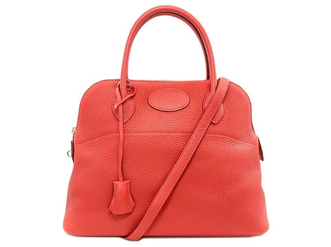 Hermès Hermes Bolide 31 Handbag in Red