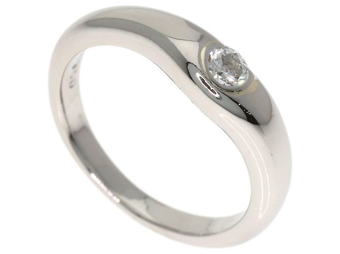 Tiffany & Co. Ring mit gewölbtem Diamantband.