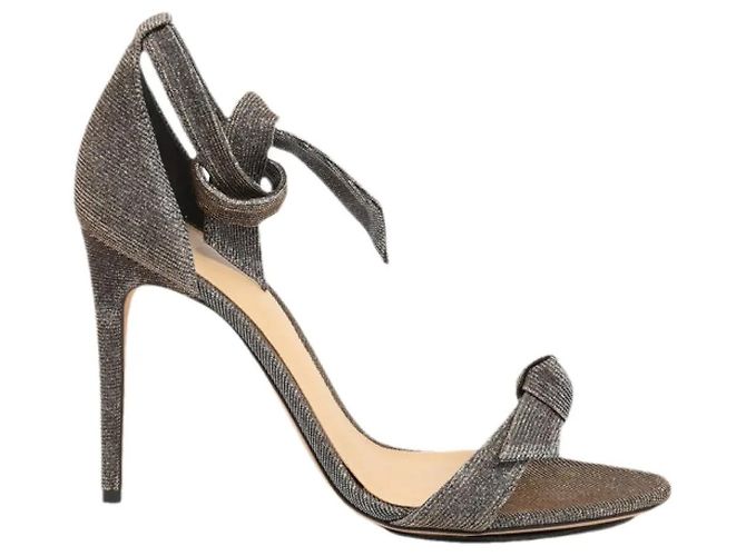Alexandre Birman Clarita Sandals Silvery Metallic