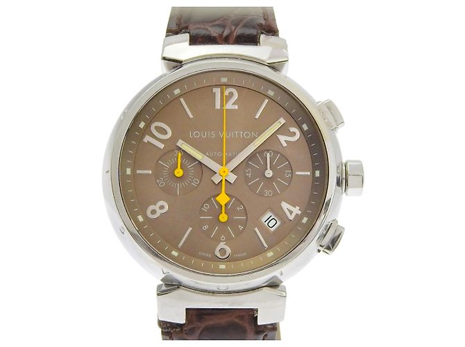 Relógio cronógrafo automático Louis Vuitton Tambour