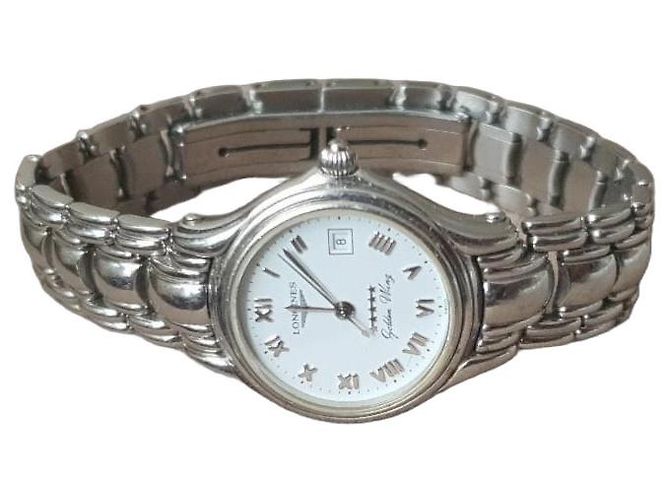 Reloj Longines de acero inoxidable Plata