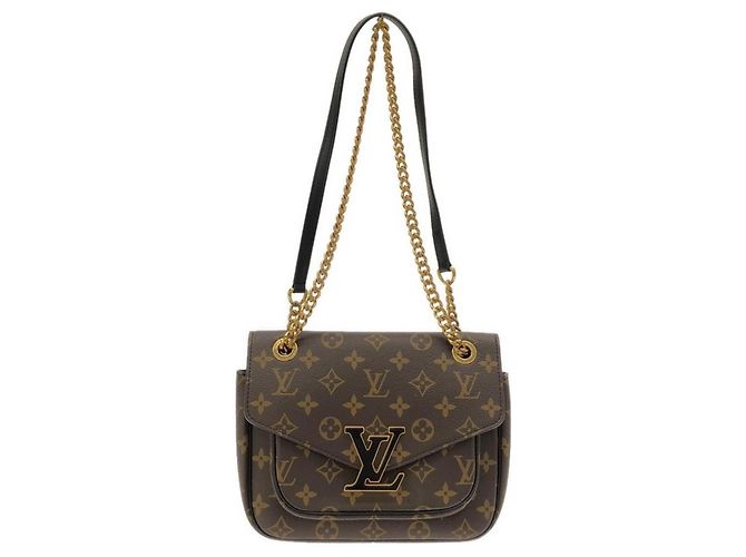 Sac à main épaule Monogram Passy Louis Vuitton Marron Monogramme