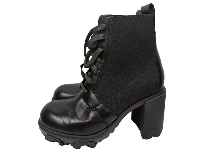 Rag & Bone Black Leather Ankle Boots