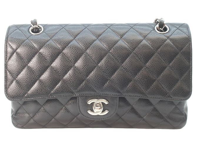 Borsa a Spalla Chanel Matelassé Double Flap Nero