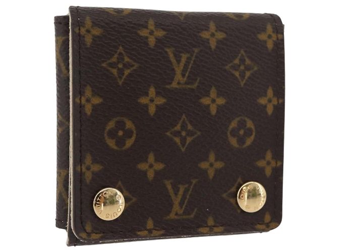 LOUIS VUITTON Estojo de Joias Monogram Caixa de Joias LV Auth BAZ752A Monograma