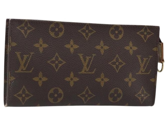 LOUIS VUITTON Monogram Bucket GM Accessory Pouch LV Auth BAZ319