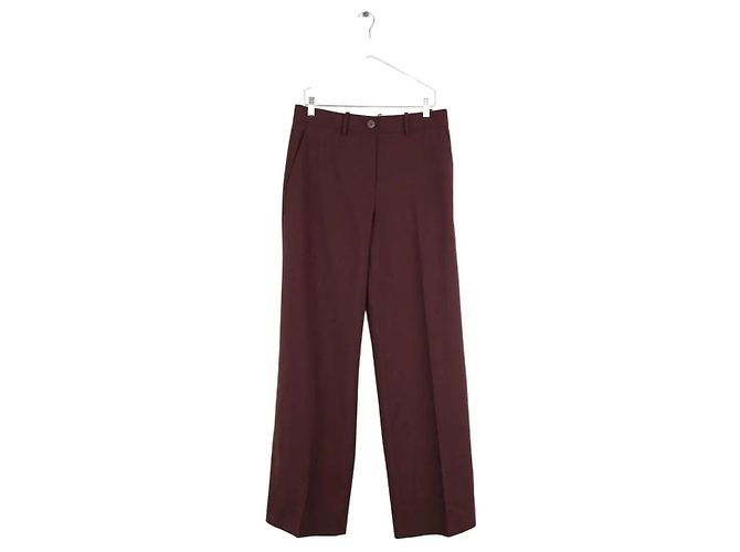 Helmut Lang Calça larga bordô Bordeaux