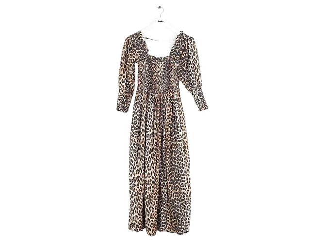 Ganni Vestido bege