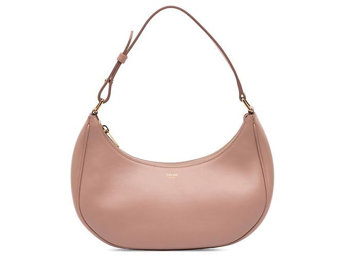 Céline Bolsa transversal Celine Medium em couro de vitela lisa Ava Rosa