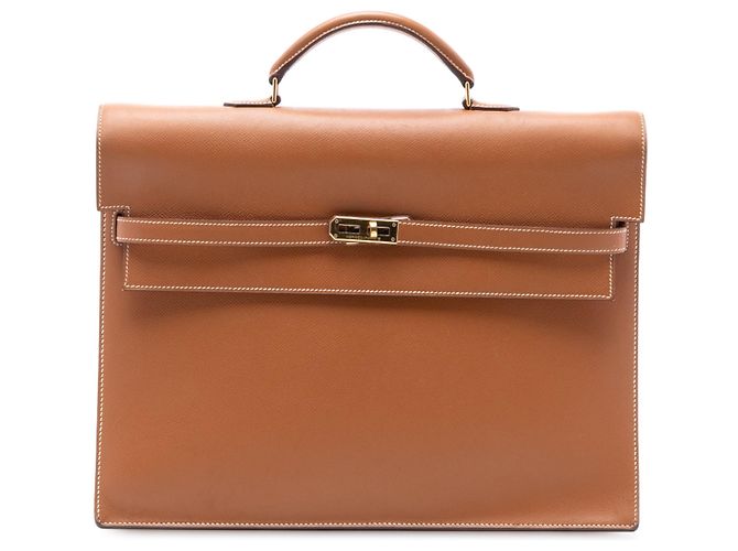 Hermès Epsom Kelly Depeches 38 Braun