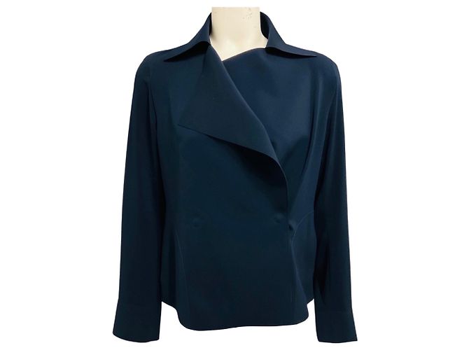 Giacca da sub blu navy Akris Punto