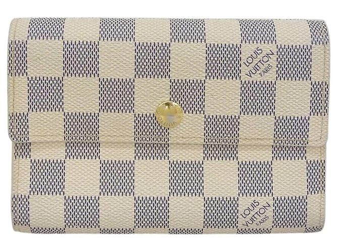Cartera trifold Alexandra Damier Azur Louis Vuitton