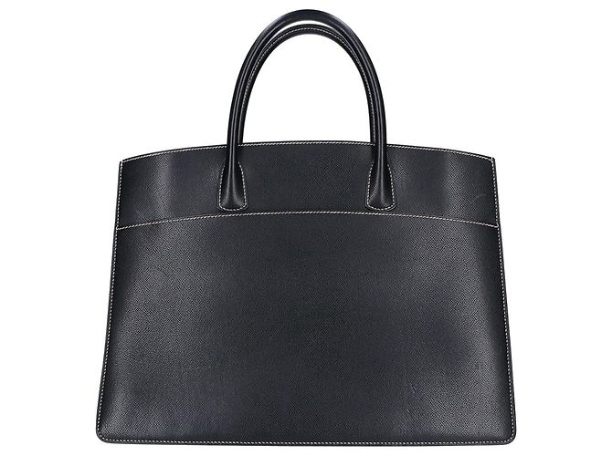 Sac tote en cuir Courchevel Hermès Blanc
