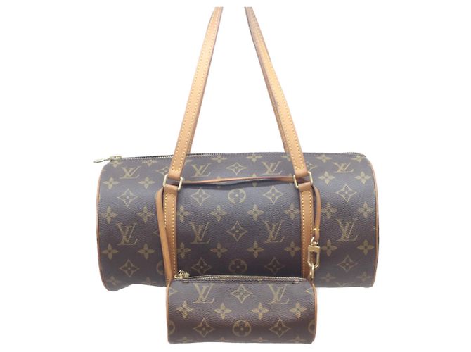 Bolso Louis Vuitton Monogram Papillon 30 Castaño