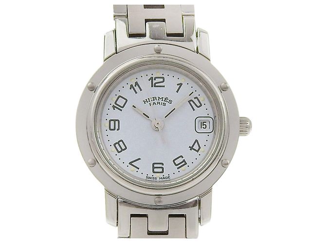 Hermès Damenarmbanduhr Hermes Clipper Date CL4 210