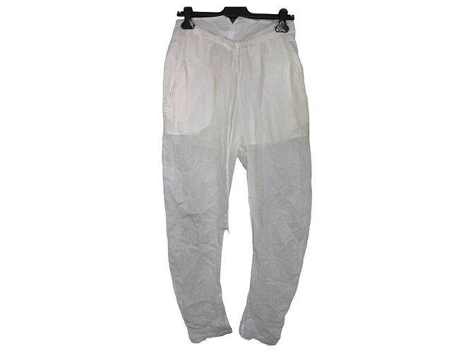 Autre Marque Pantalones de algodón blanco Ria Dunn Lost & Found